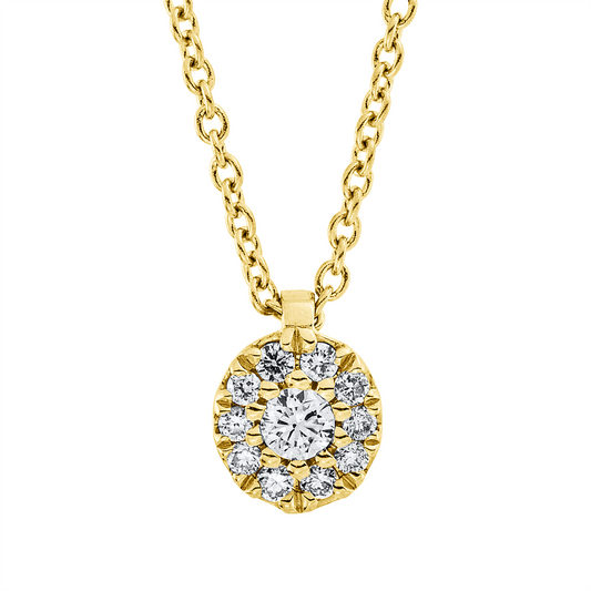 Solitaire mit Besatz Collier - 4N860