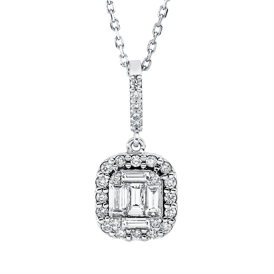 Baguette Illusion Collier - 4O752
