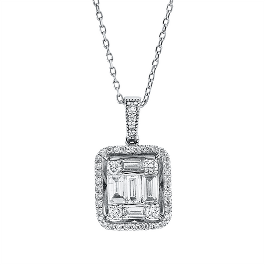 Baguette Illusion Collier - 4O754
