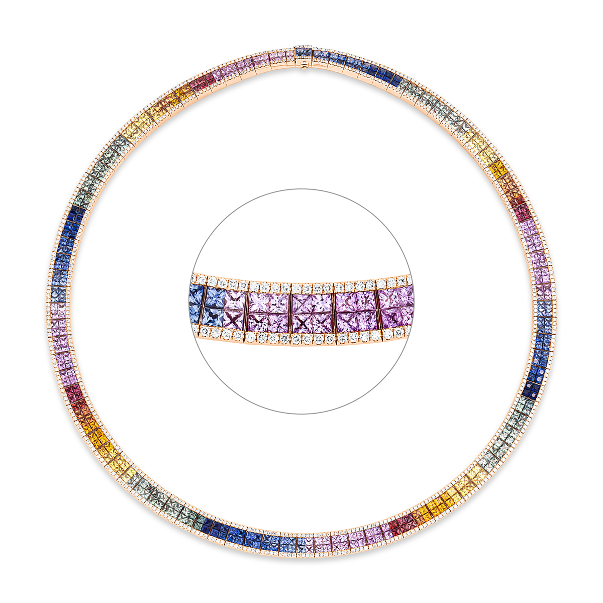 Rainbow & Multicolor Collier - 4P139