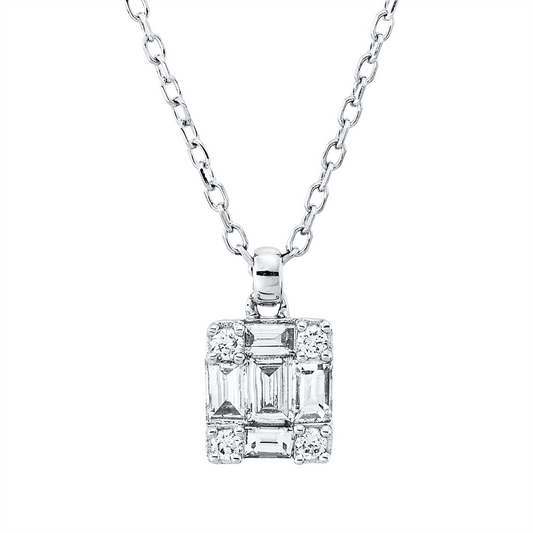 Baguette Illusion Collier - 4P767