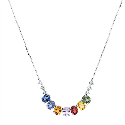 Rainbow & Multicolor Collier - 4P907