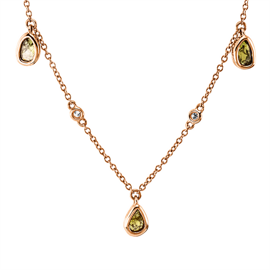 Farbiger Diamant Collier - 4Q053