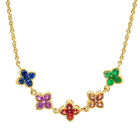 Rainbow & Multicolor Collier - 4Q333