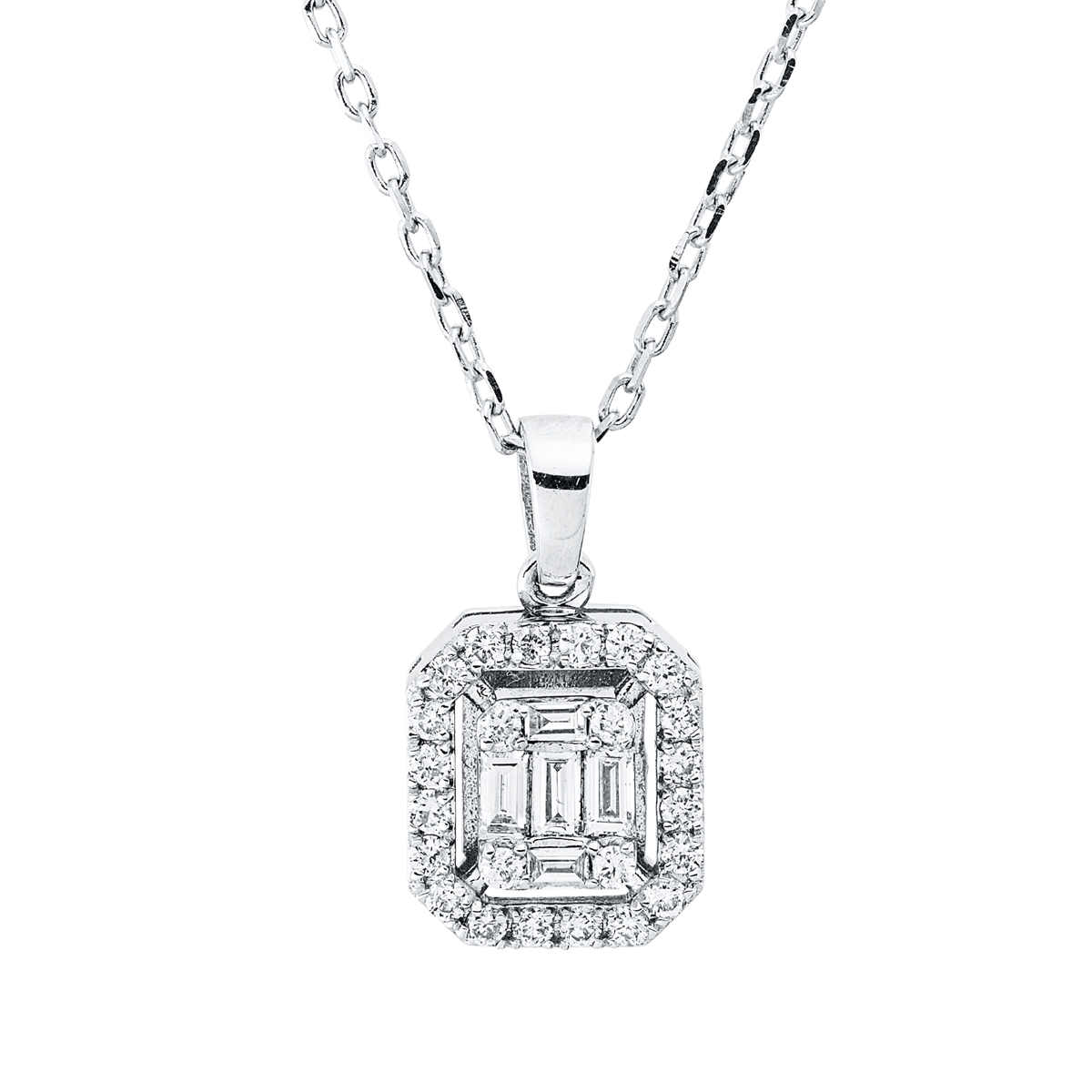 Baguette Illusion Collier - 4Q427