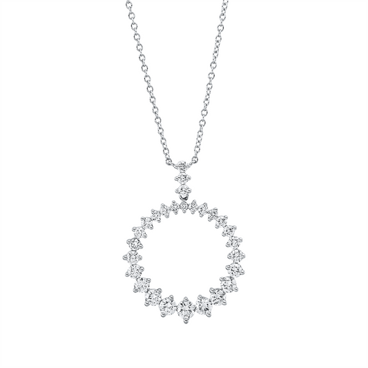 Mehrfachsteinbesatz Collier - 4Q446