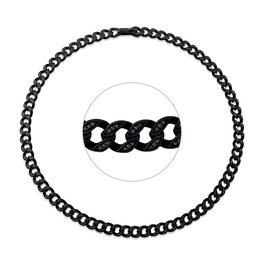 Farbiger Diamant Collier - 4Q642