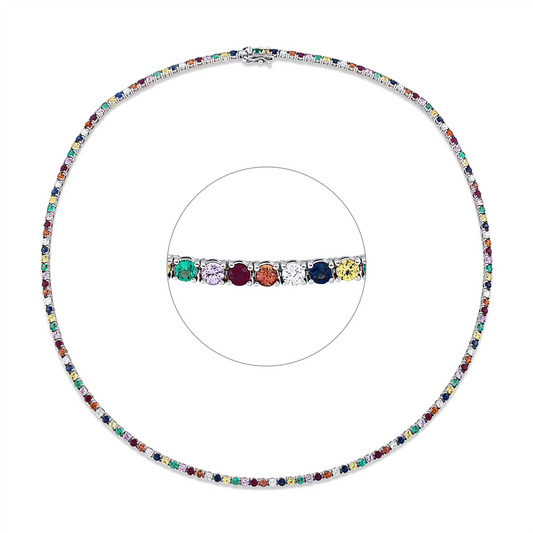 Rainbow & Multicolor Collier - 4Q990