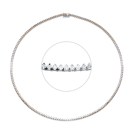 Farbiger Diamant Collier - 4Q992