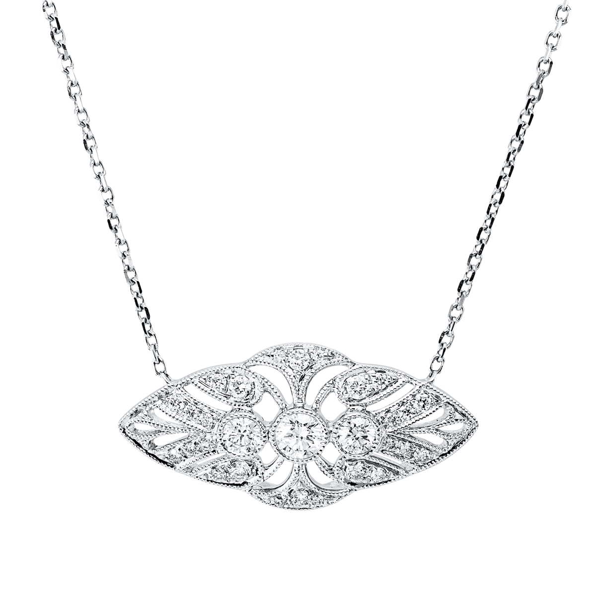 Mehrfachsteinbesatz Collier - 4R025