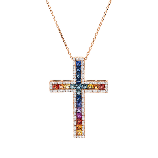 Rainbow & Multicolor Collier - 4R057