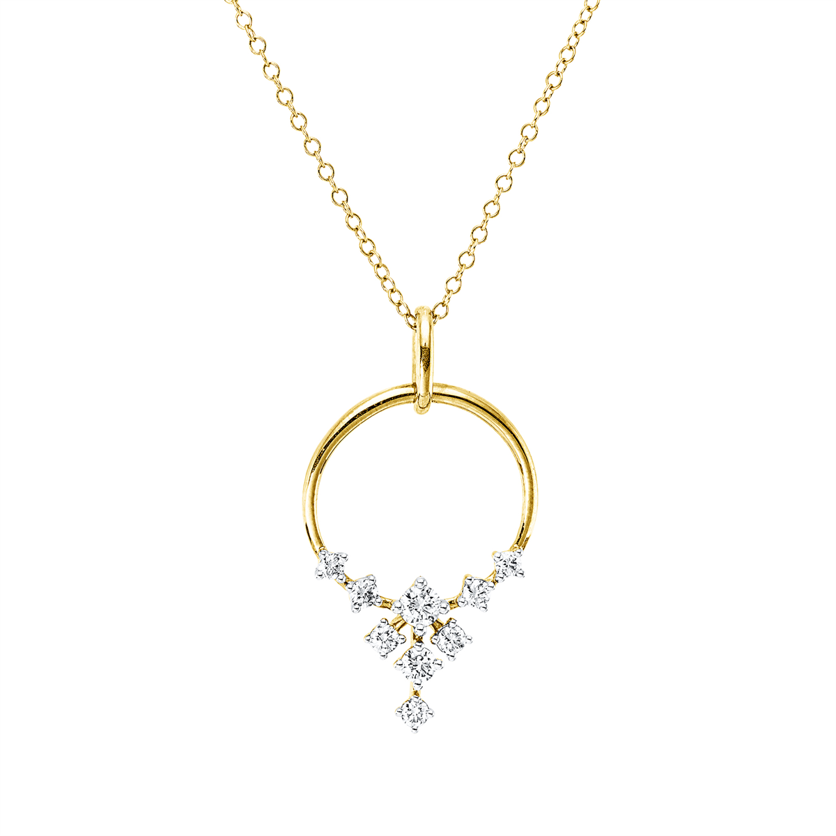 Mehrfachsteinbesatz Collier - 4R097