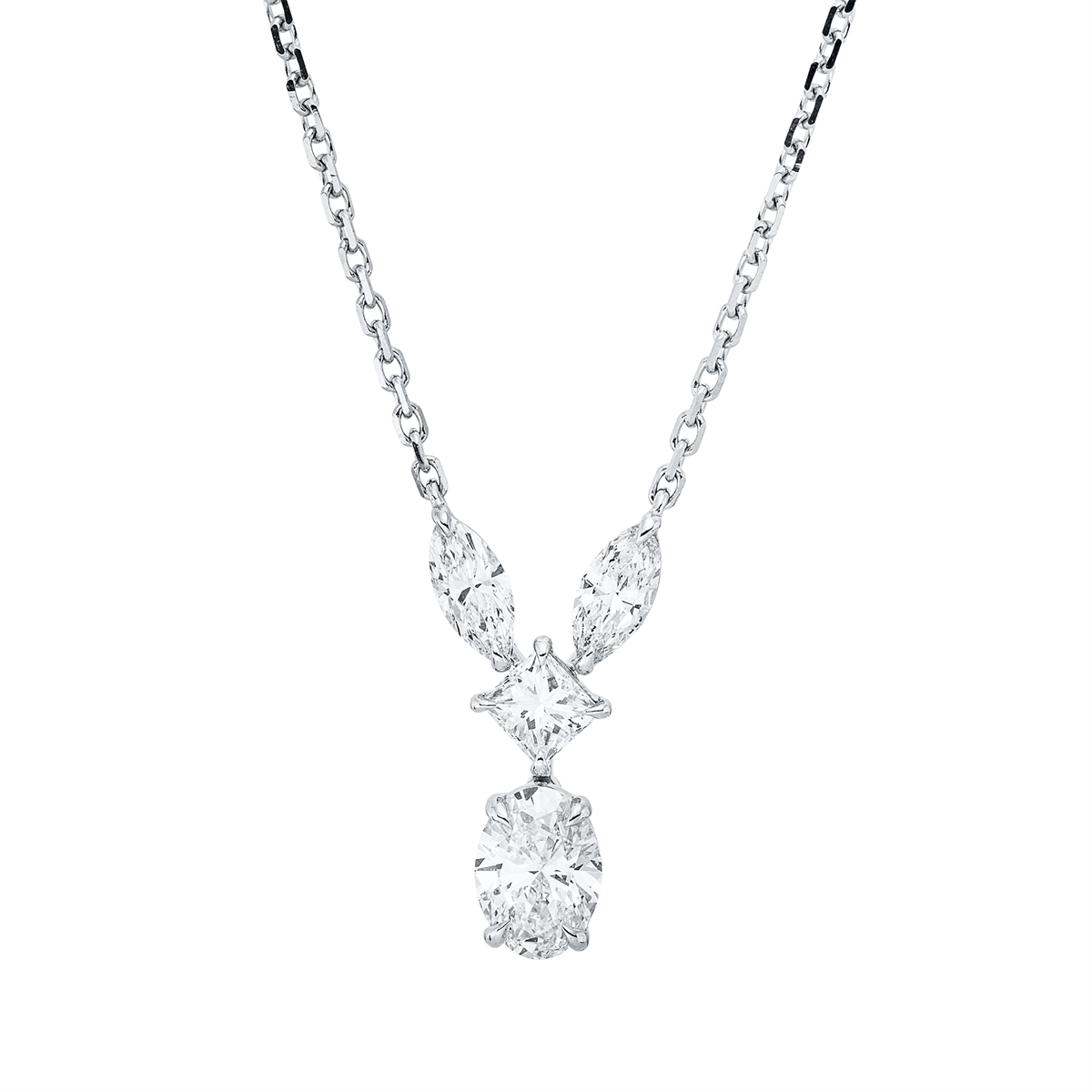 Mehrfachsteinbesatz Collier - 4R109