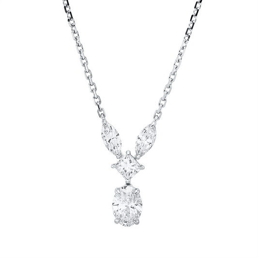 Mehrfachsteinbesatz Collier - 4R109