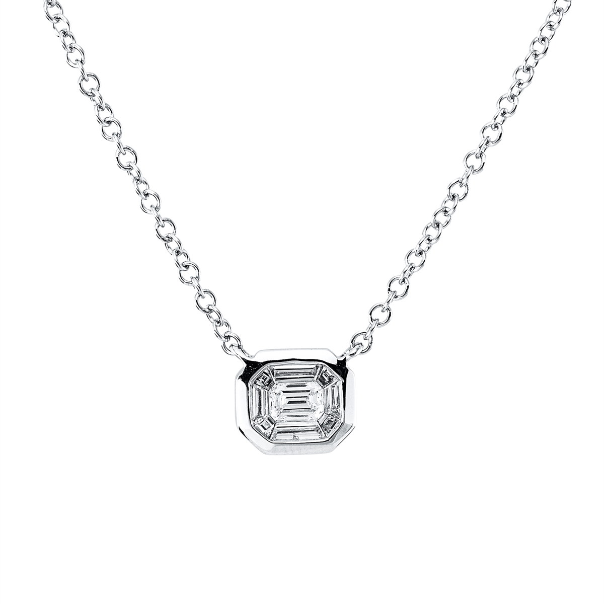 Baguette Illusion Collier - 4R191