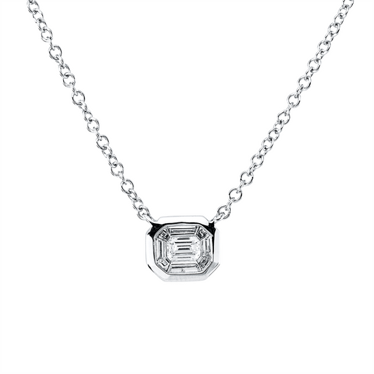 Baguette Illusion Collier - 4R191