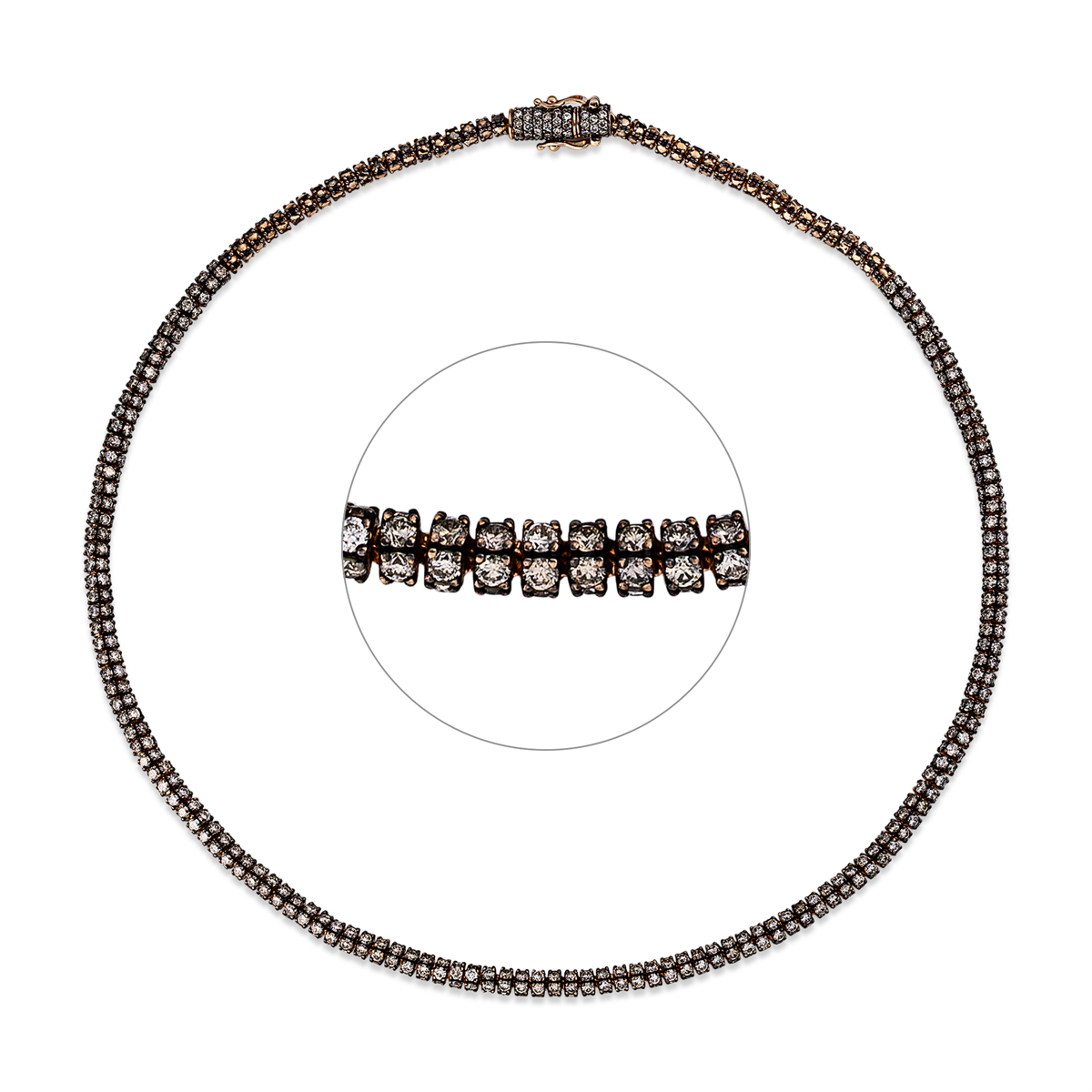 Farbiger Diamant Collier - 4R639