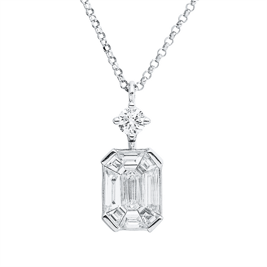 Baguette Illusion Collier - 4R668