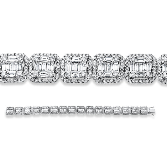 Baguette Illusion Armband - 5D336
