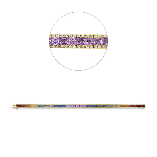 Rainbow & Multicolor Armband - 5E307