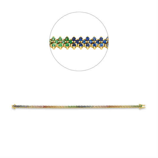 Rainbow & Multicolor Armband - 5E790