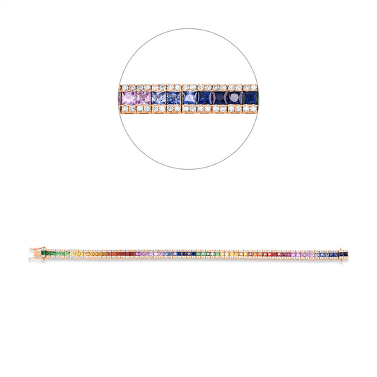 Rainbow & Multicolor Armband - 5F206