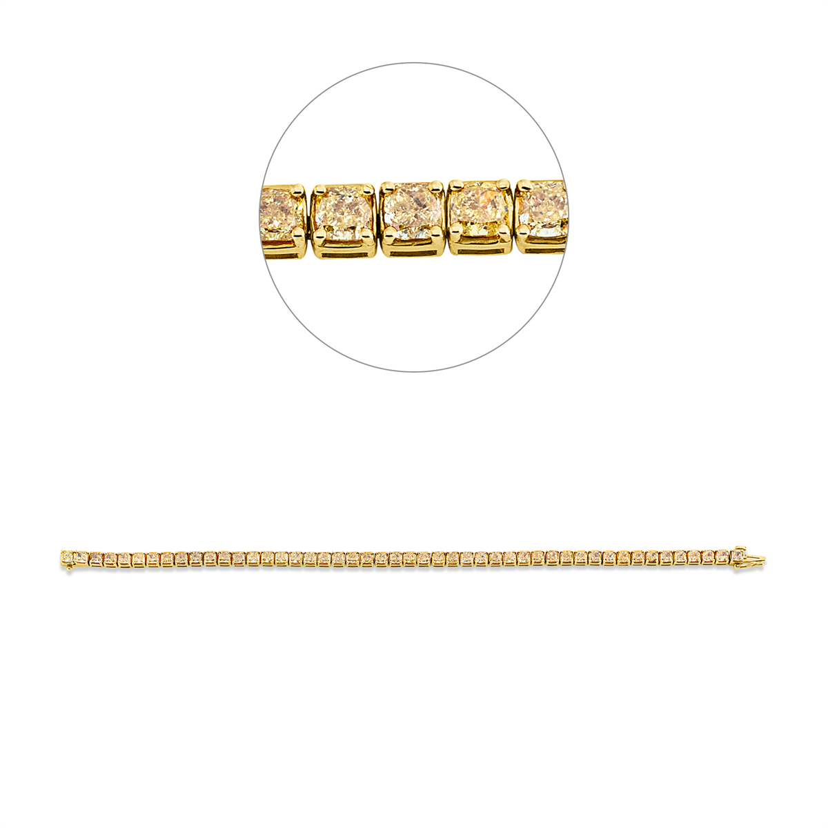 Farbiger Diamant Armband - 5G366