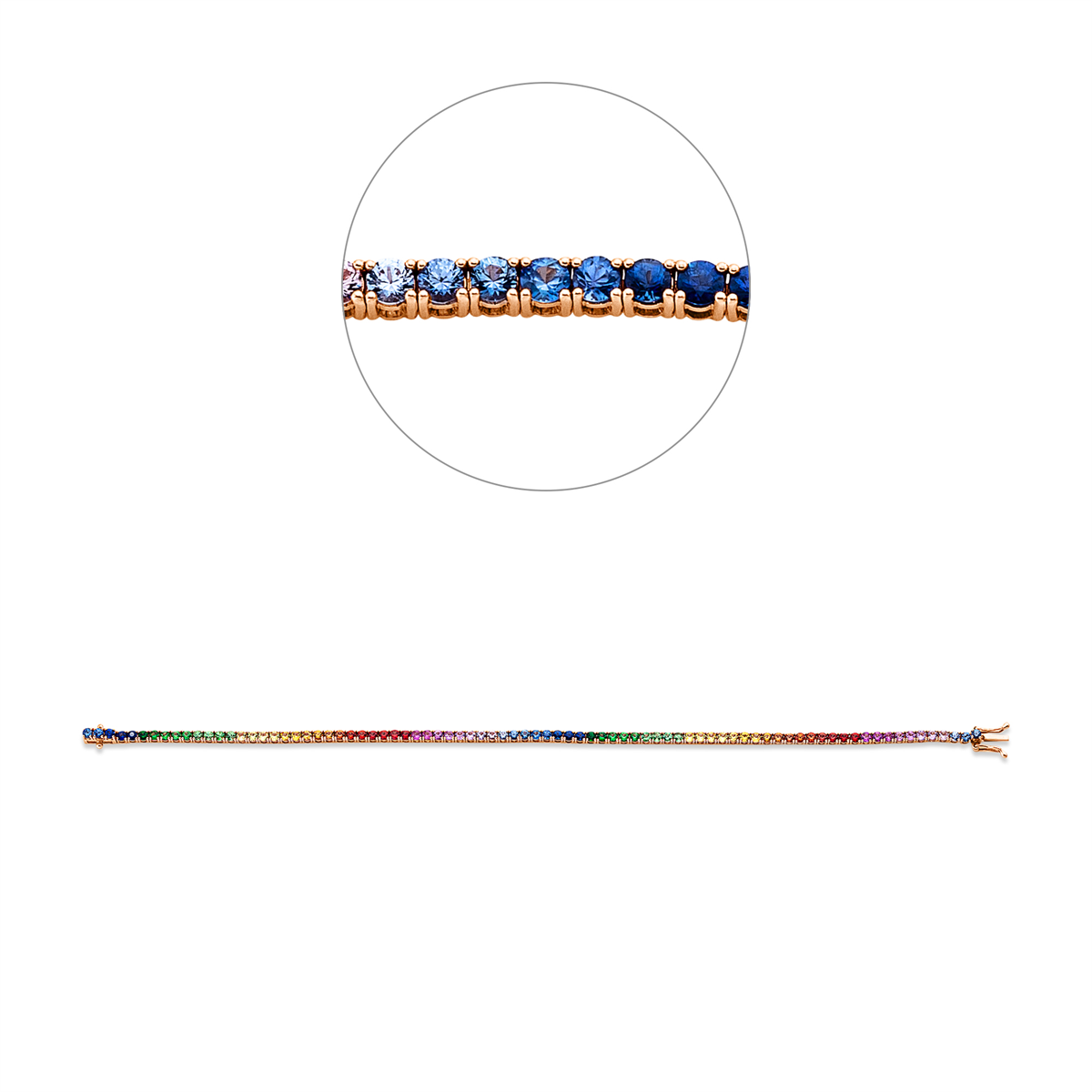 Rainbow & Multicolor Armband - 5G432