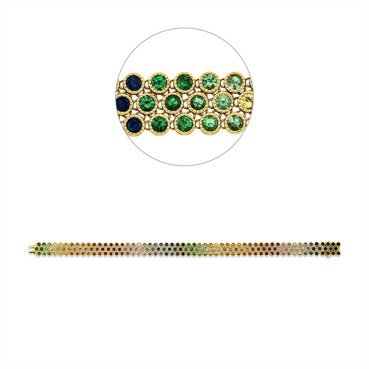 Rainbow & Multicolor Armband - 5G556