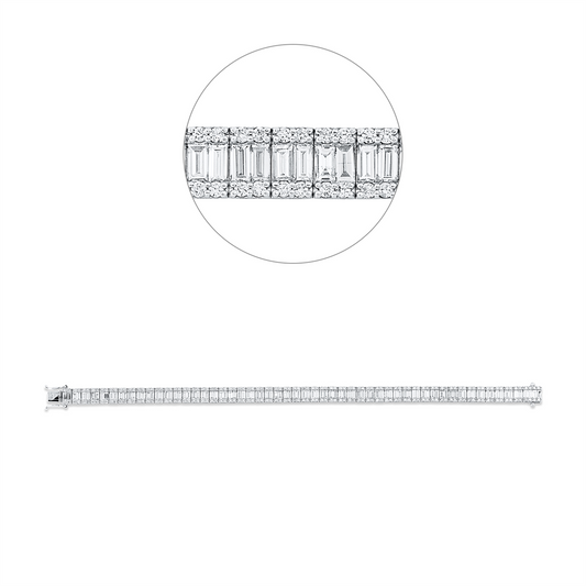Baguette Illusion Armband - 5G641