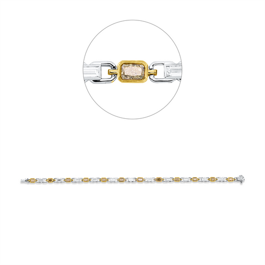 Farbiger Diamant Armband - 5G657