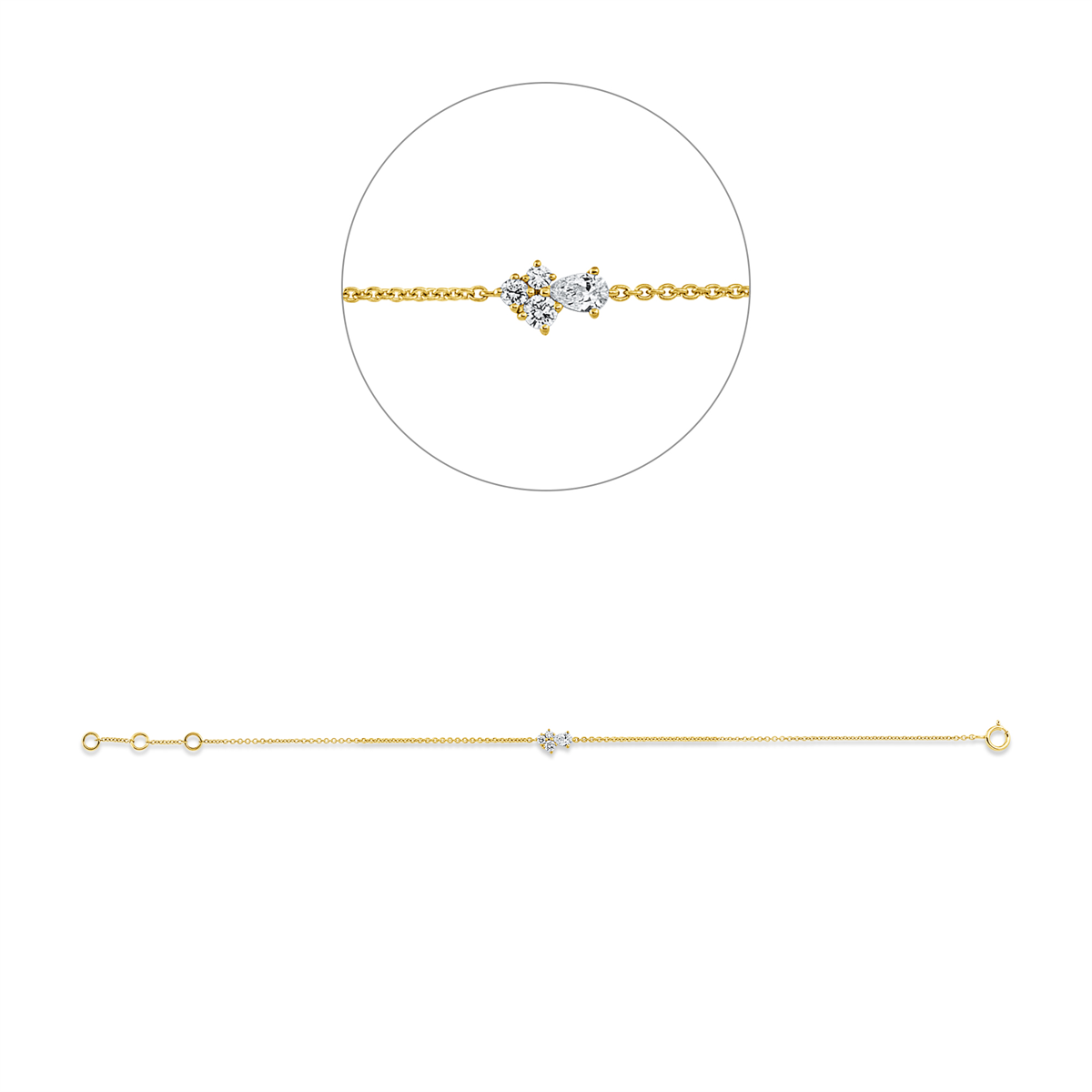 Modern Woman Armband - 5G825