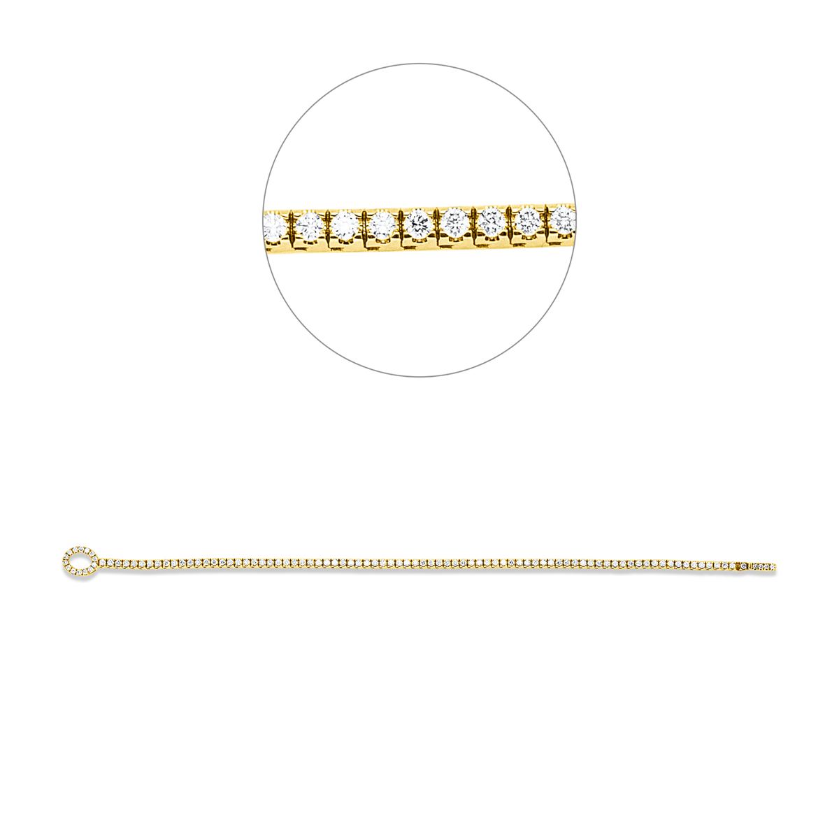 Mehrfachsteinbesatz Armband - 5G837
