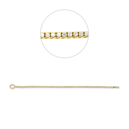 Mehrfachsteinbesatz Armband - 5G837