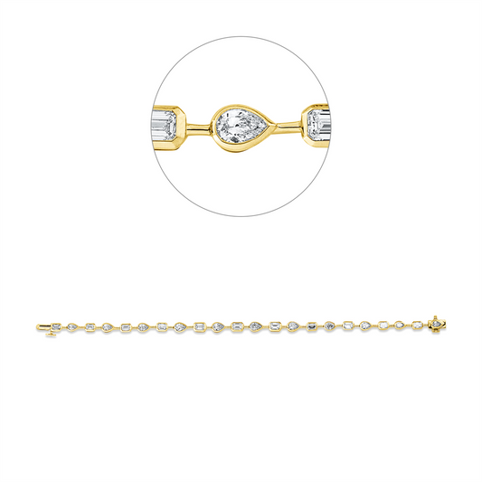 Baguette Armband - 5G857