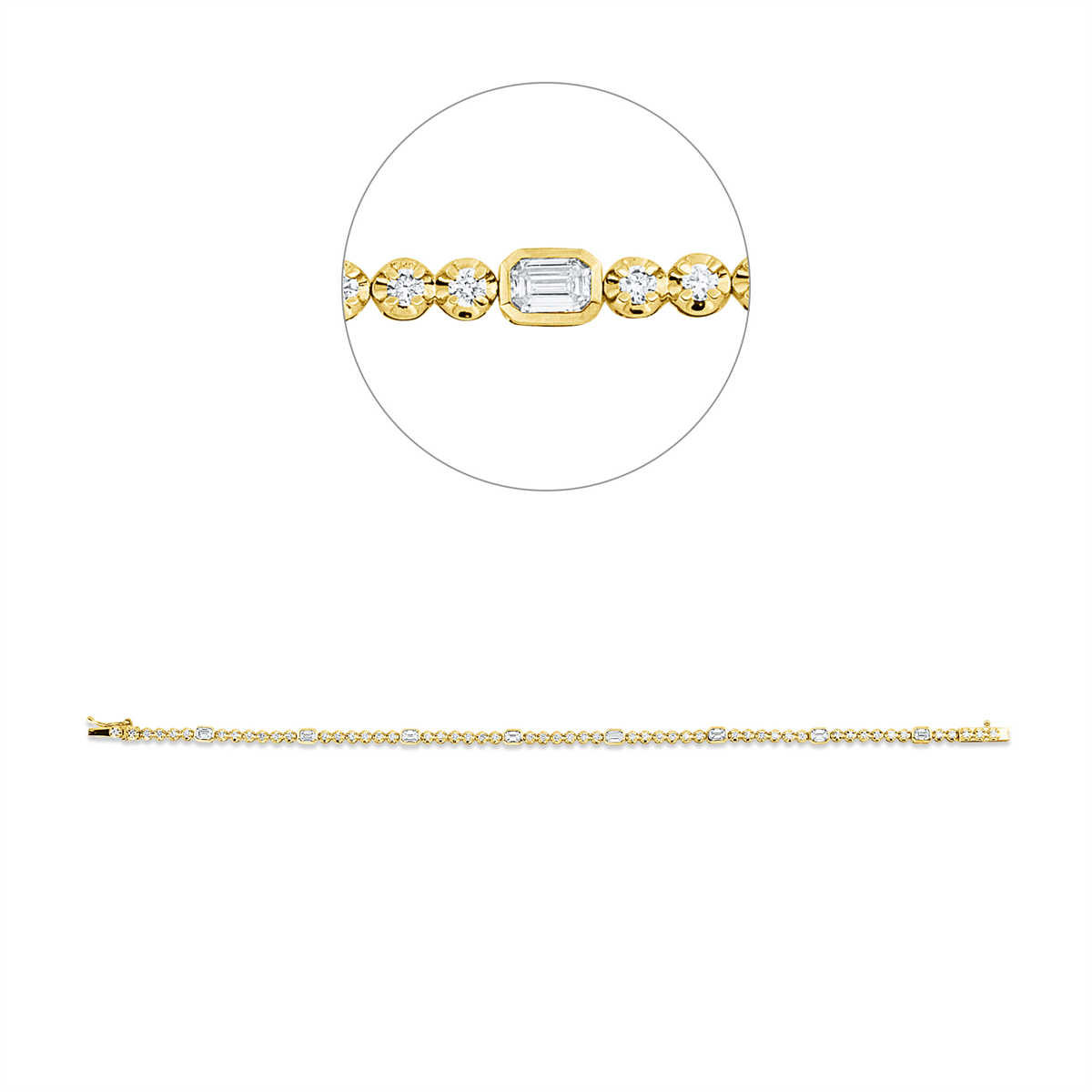 Baguette Armband - 5G864