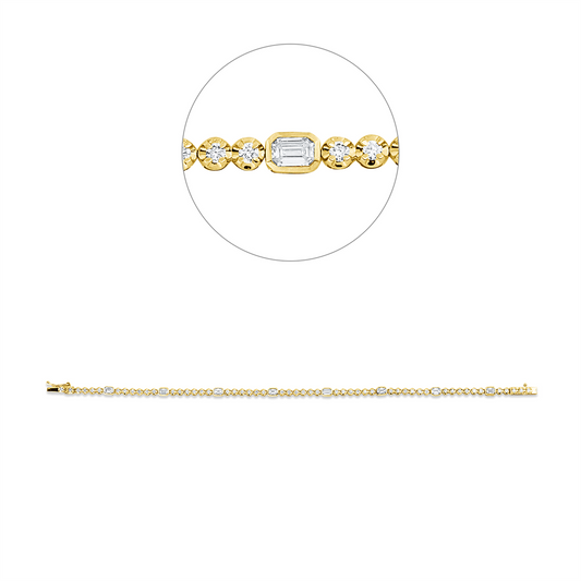Baguette Armband - 5G864