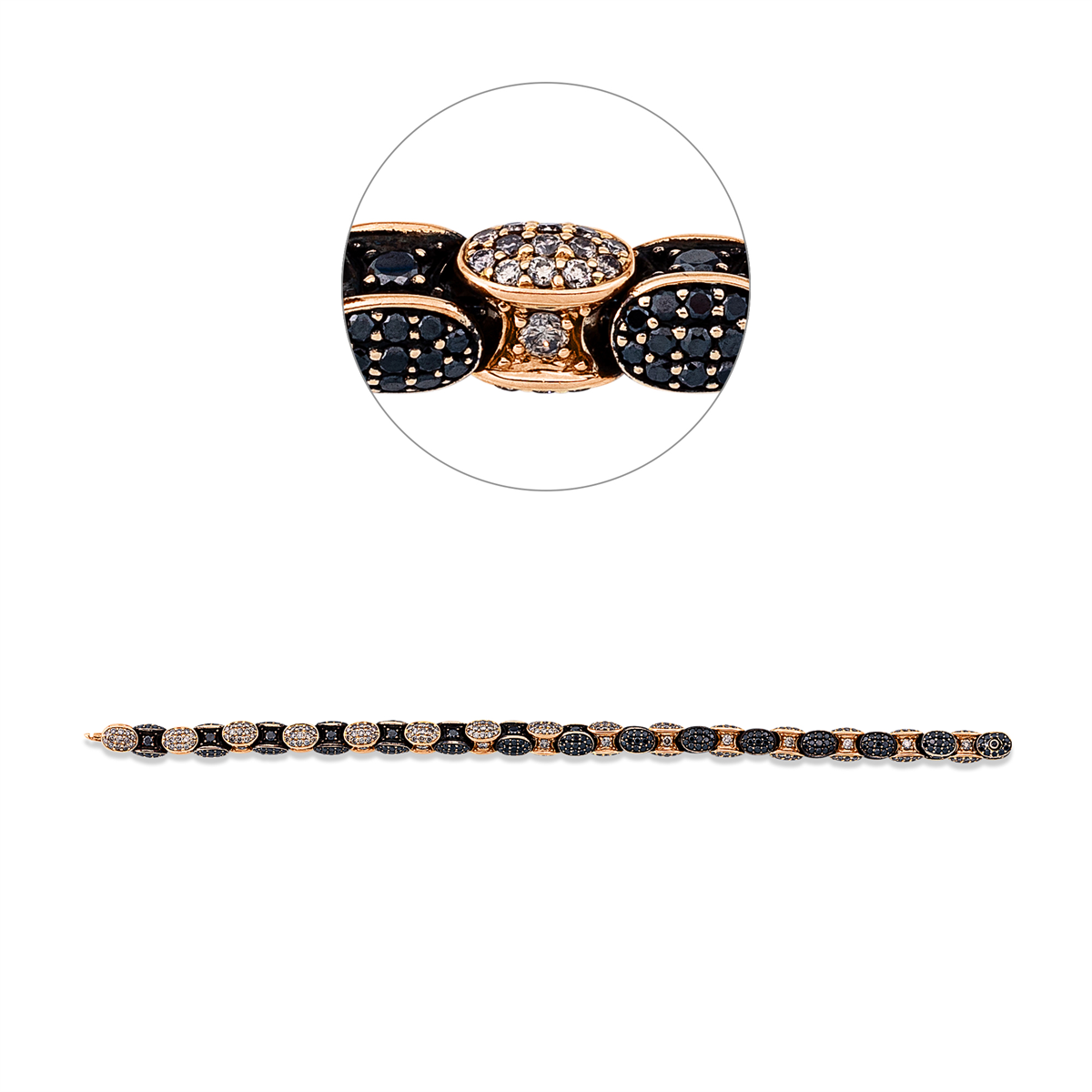 Farbiger Diamant Armband - 5G894