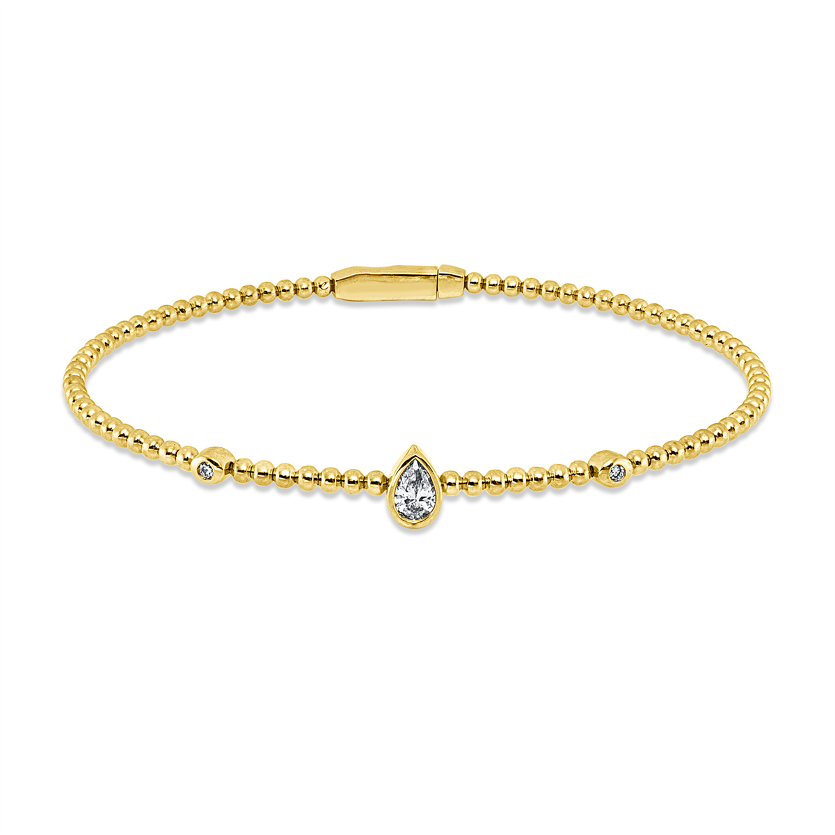 Solitaire mit Besatz Armreif - 6B632